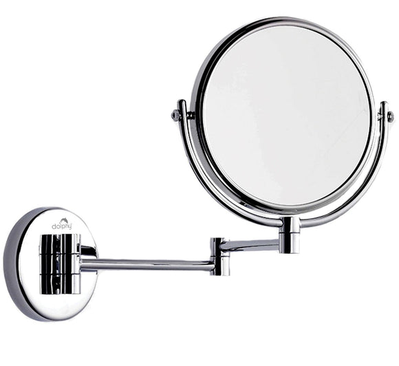 3X & 1X Wall Mount Magnifying Mirror (Solid Brass) - RnR Galore