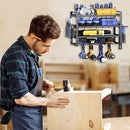 4 - Layer Heavy Duty Drill Holder Wall Mount Tool Rack Organizer, - RnR Galore