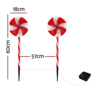 4 PCS Christmas Lights Path Ground Light Garden Decoration 112 LED Jingle Jollys - RnR Galore