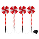 4 PCS Christmas Lights Path Ground Light Garden Decoration 112 LED Jingle Jollys - RnR Galore