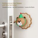 4 Pcs Pink Adorable Bear Wall Protector - Multi - Use Self - Adhesive Door Stopper Bumper - RnR Galore