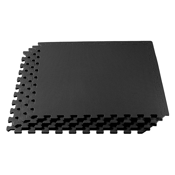 4 Tiles EVA Interlocking Gym Floor Mats – Home Fitness Puzzle Exercise Mat Set - RnR Galore