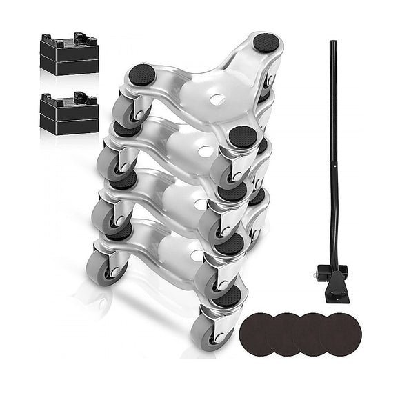 4 X All - purpose Dolly Metal Heavy Duty Furniture Mover Slider Set - RnR Galore