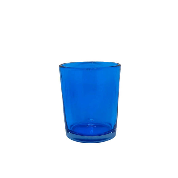 40 Pack Blue Glass Votive Tealight Candle Holders House Party Centerpiece Xmas Wedding Decor Glass Candlestick Party Decorations Bridal Baby Shower Event - RnR Galore