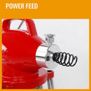 400W Drain Cleaner Electric Eel Rigid Plumbing Sewerage Pipe Machine 6 Cutters - RnR Galore