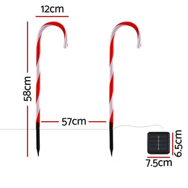 42 LED 6 PCS Christmas Lights Path Ground Light Garden Decorations Jingle Jollys - RnR Galore