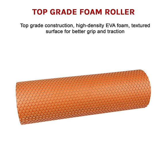 45 x 15cm Physio Yoga Pilates Foam Roller - RnR Galore