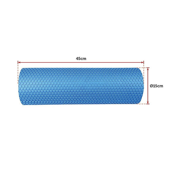 45 x 15cm Physio Yoga Pilates Foam Roller - RnR Galore
