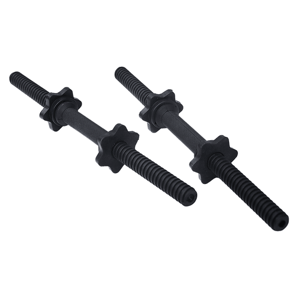 45cm - 1 Pair Dumbbell Bar 25mm Diameter - PVC Coated Dumbell Handle - RnR Galore