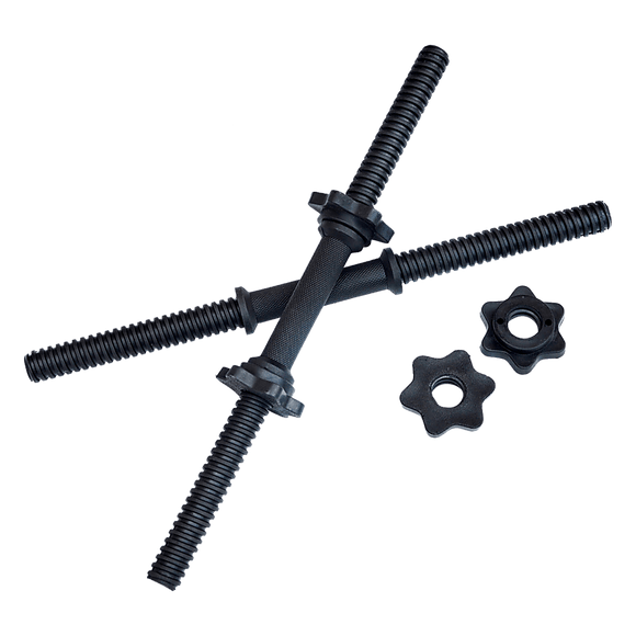 45cm - 1 Pair Dumbbell Bar 25mm Diameter - PVC Coated Dumbell Handle - RnR Galore