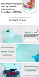 460ml USB Air Humidifier with Colorful Night Light, Cool Mist Maker - RnR Galore