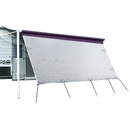 4.6m Caravan Privacy Screen Side Sunscreen Sun Shade for 16' Roll Out Awning - RnR Galore