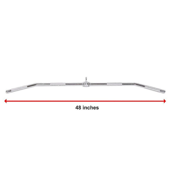 48" Lat Pulldown Bar Cable Attachment – Gym Handle for Back & Strength Training - RnR Galore