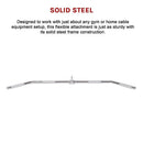 48" Lat Pulldown Bar Cable Attachment – Gym Handle for Back & Strength Training - RnR Galore
