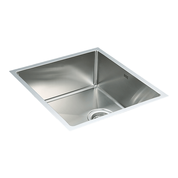 490x440mm Handmade Stainless Steel Undermount / Topmount Kitchen Laundry Sink with Waste - RnR Galore