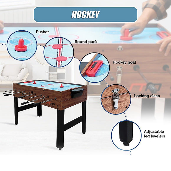 4FT 3 - in - 1 Games Foosball Soccer Hockey Pool Table - RnR Galore