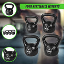 4pcs Exercise Kettle Bell Weight Set 20KG - RnR Galore
