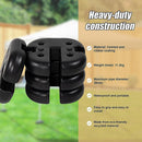 4pcs Outdoor Canopy Tent Leg Weights Anchor Stand Heavy Duty Gazebo Discs Base - RnR Galore