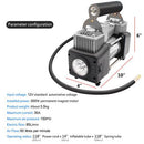 4WD Car Pump Truck 12V 150PSI Car Air Compressor Portable Tyre Deflator Inflator - RnR Galore