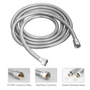 5 FT Handheld Shower Head Hose 1.5m Bathroom Stainless Steel Shower Water Tube - RnR Galore