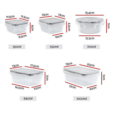 5 - Star Chef Cereal Dispenser Food Storage Container 16PCS - RnR Galore