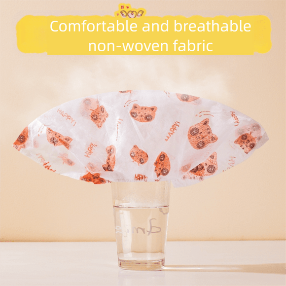 50 Pieces Thickened Non - Woven Disposable Shoe Covers (Yellow Bear) – Universal Fit (EU Size 34 - 45) for Guests & Floor Protection - RnR Galore