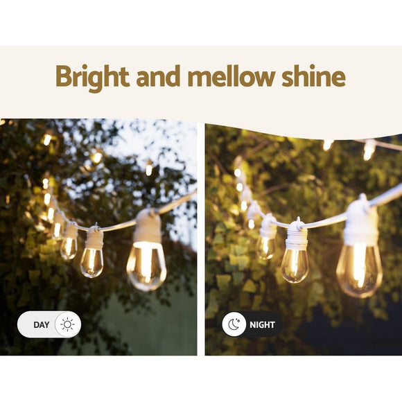 50M LED Festoon Light Outdoor String Light Christmas Wedding Party Decorations - RnR Galore