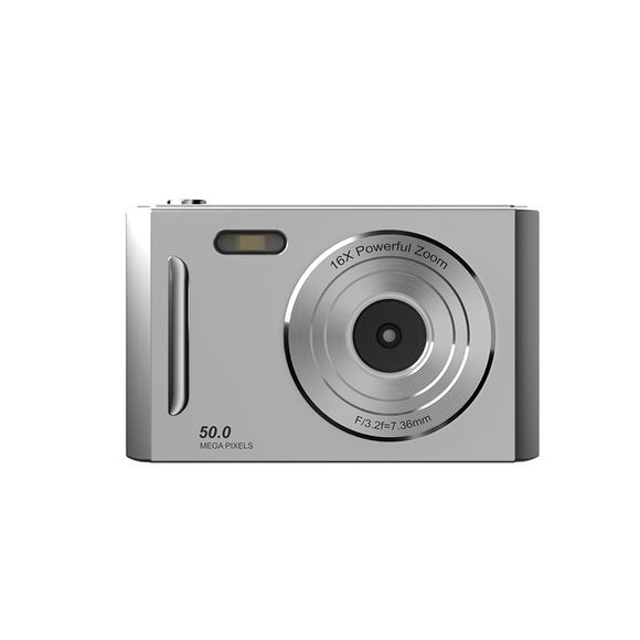 50MP HD Digital Camera with 8X Zoom & Dual Lens System(silvery) - RnR Galore