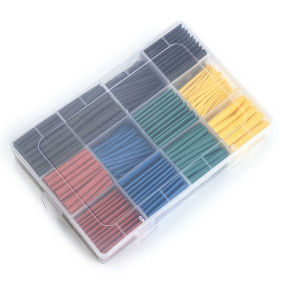 530 Pcs Heating Shrink Sleeve Set Heat Shrinkable Insulation Electrical Cable Tube - RnR Galore