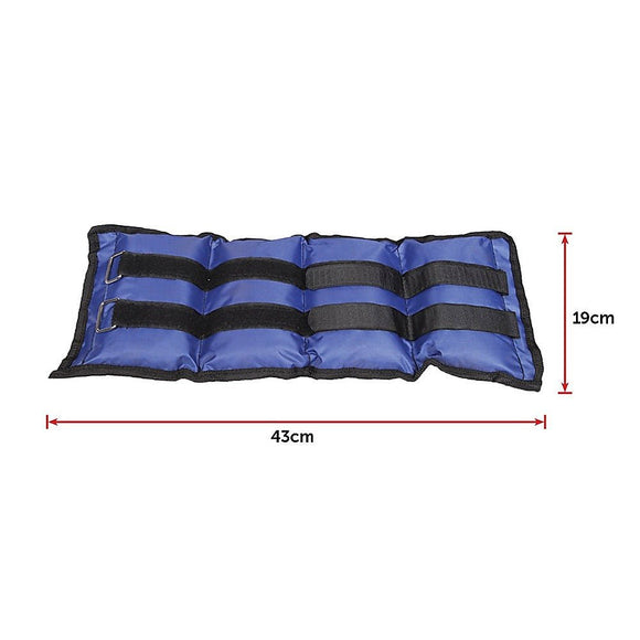 5kg Adjustable Ankle/Wrist Weight Straps - RnR Galore