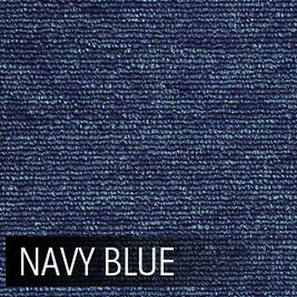 5m2 Box of Premium Carpet Tiles Commercial Domestic Office Heavy Use Flooring Blue - RnR Galore