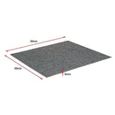 5m2 Box of Premium Carpet Tiles Commercial Domestic Office Heavy Use Flooring Grey - RnR Galore