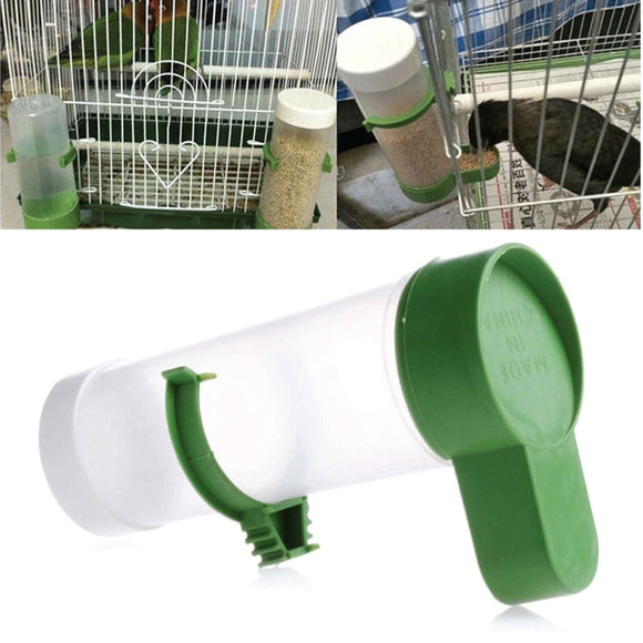 5x Bird Cage Food Dispenser Feeder Automatic Pet Parrot Budgie Cockatiel Aviary - RnR Galore