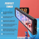 6 Digit Digital Timer Interval Fitness Clock LED Gym Display - RnR Galore