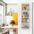 6 Tier Adjustable Baskets Over Door Pantry Organiser for Home Kitchen - RnR Galore