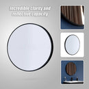 60cm Round Wall Mirror Bathroom Makeup Mirror by Della Francesca - RnR Galore