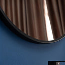 60cm Round Wall Mirror Bathroom Makeup Mirror by Della Francesca - RnR Galore