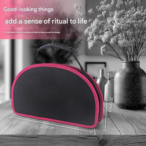 63 - Piece Essential Home Repair Tool Kit with Portable Zipper Case(pink) - RnR Galore