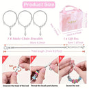 67PCS Pink DIY Charm Necklace & Bracelet Making Kit - Creative Jewelry Craft Set with Colorful Drip Oil Pendants & Metal Beads - RnR Galore