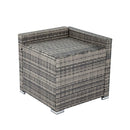6PCS Outdoor Modular Lounge Sofa Coogee - Grey - RnR Galore