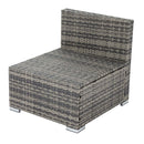 6PCS Outdoor Modular Lounge Sofa Coogee - Grey - RnR Galore