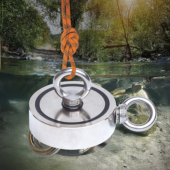 700Kg Salvage Strong Recovery Magnet Neodymium Hook Treasure Hunting Fishing - RnR Galore