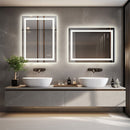 700x900mm LED Bathroom Mirror RGB Anti - Fog Aluminum - RnR Galore