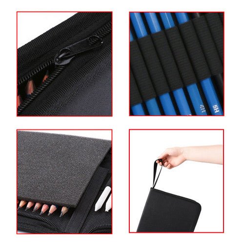 72pcs Professional Drawing Artist Kit Set Pencils and Sketch Charcoal Art Tools - RnR Galore