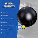 75cm Static Strength Exercise Stability Ball with Pump - RnR Galore
