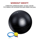 75cm Static Strength Exercise Stability Ball with Pump - RnR Galore