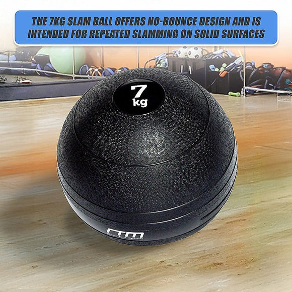 7kg Slam Ball No Bounce Crossfit Fitness MMA Boxing BootCamp - RnR Galore