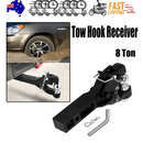 8 Ton Pintle Tow Hook Receiver Arm Hitch Towing Car Truck Heavy Duty Ball Combo - RnR Galore