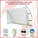 8' x 5' Soccer Football Goal Foot Portable Net Quick Set Up - RnR Galore