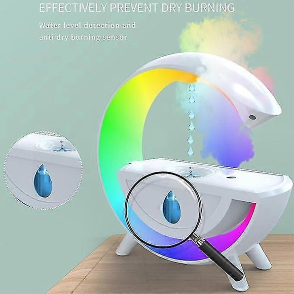 800ml Anti - Gravity Rain Cloud Humidifier, Cool Mist Humidifier with 7 - Color Light - RnR Galore